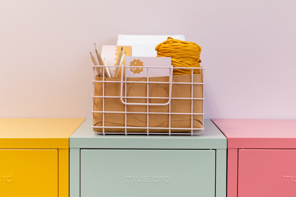 make your own - washable paper basket insert