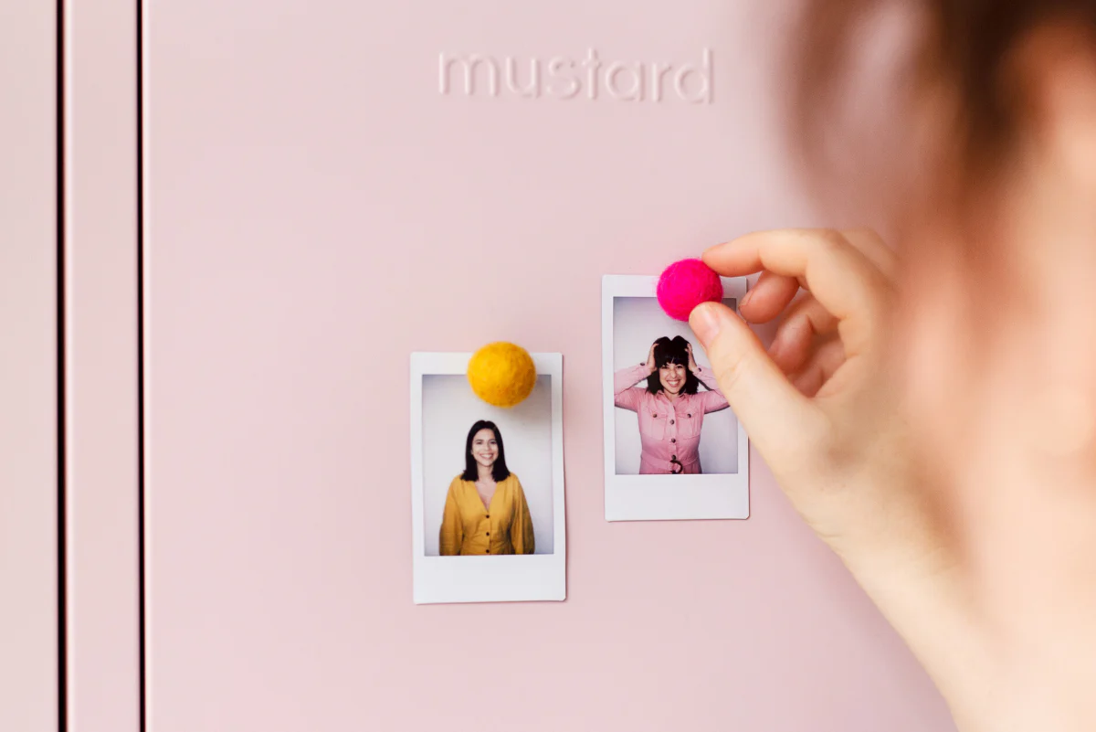 make your own - pom pom magnets