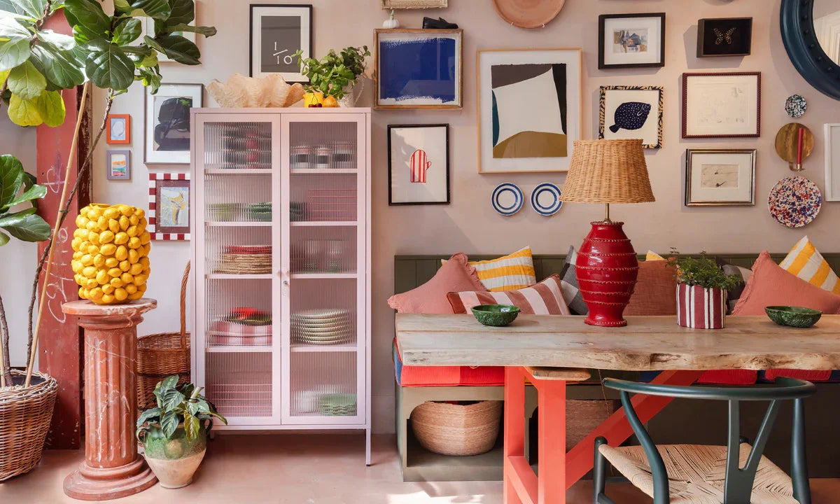 The Collector locker in a stylish living room