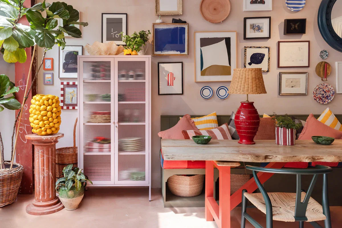 The Collector locker in a stylish living room