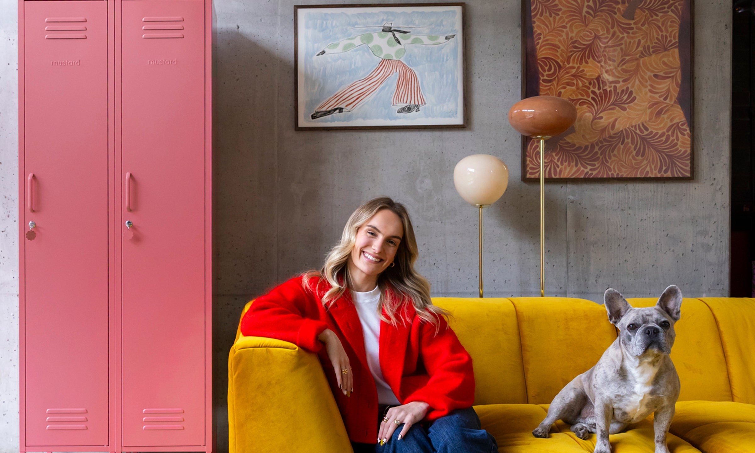 Concrete and Colour: Welcome to Lana Wilman’s Bold, Modern Home
