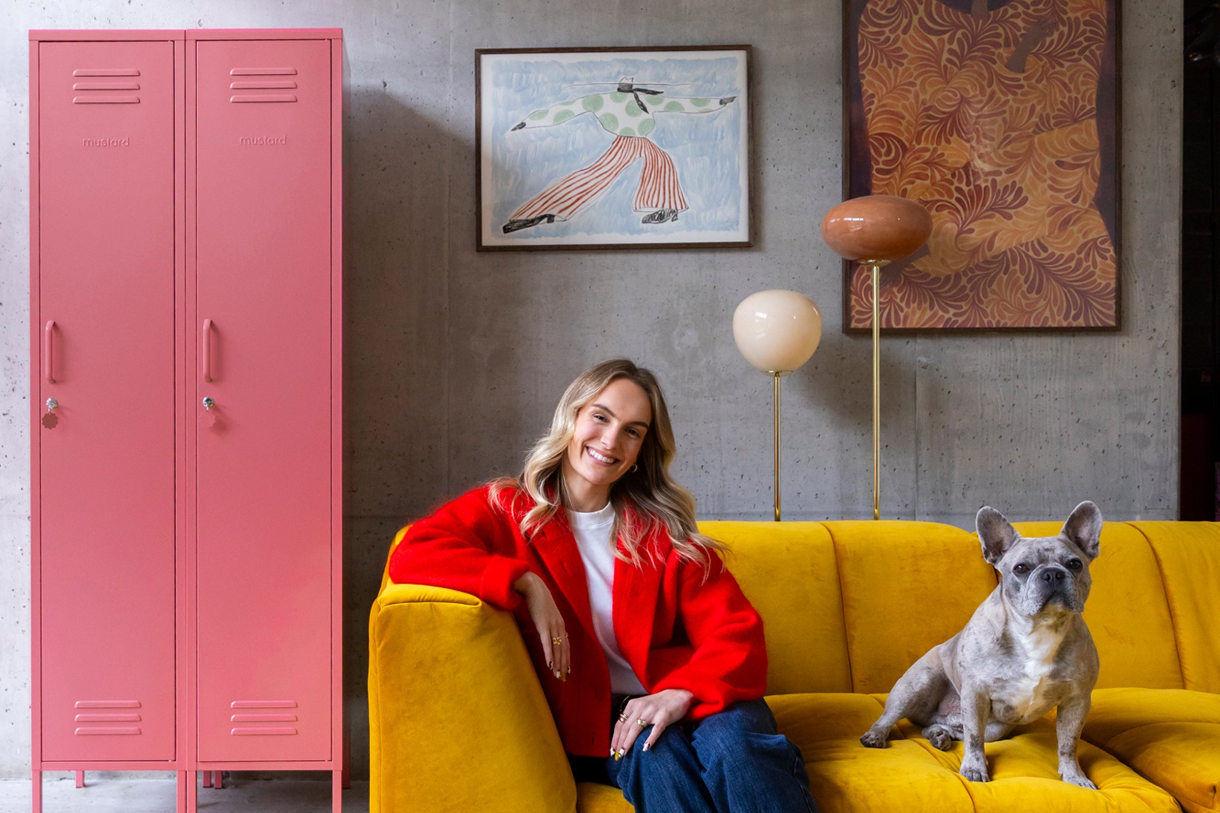 Concrete and Colour: Welcome to Lana Wilman’s Bold, Modern Home
