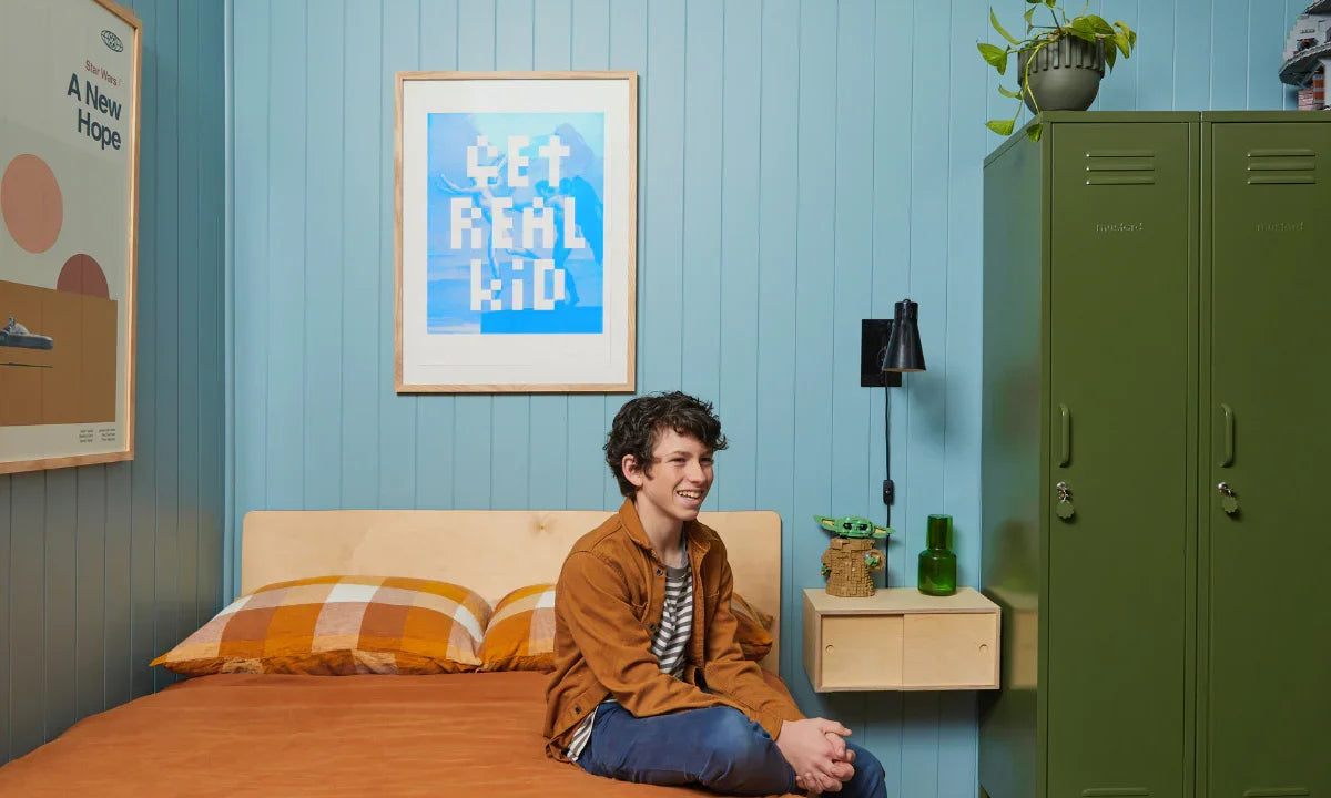 How Becca upgraded her teen son's bedroom