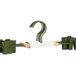 Adult Clip Hangers in Olive