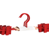 Adult Clip Hangers in Poppy