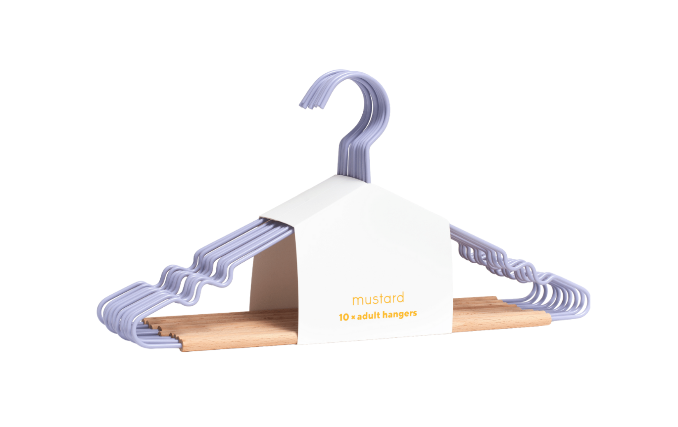 Adult Top Hangers in Lilac