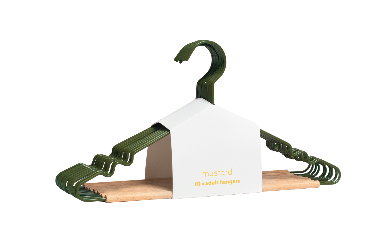 Adult Top Hangers in Olive