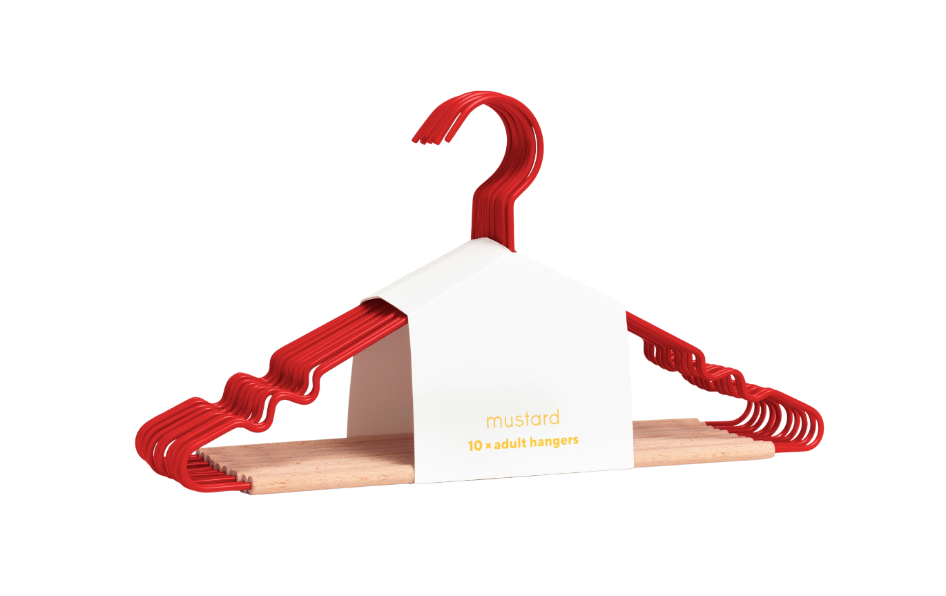 Adult Top Hangers in Poppy