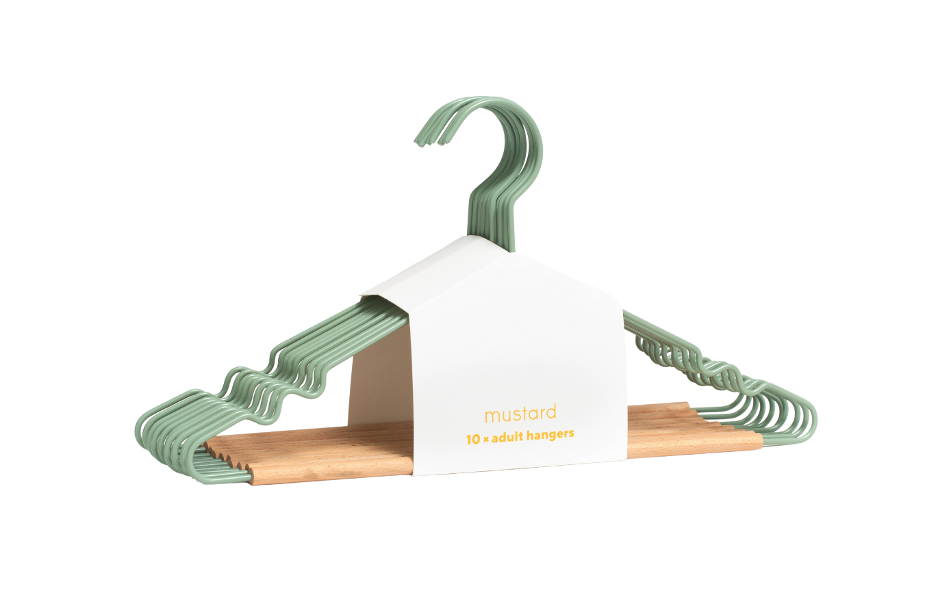 Adult Top Hangers in Sage