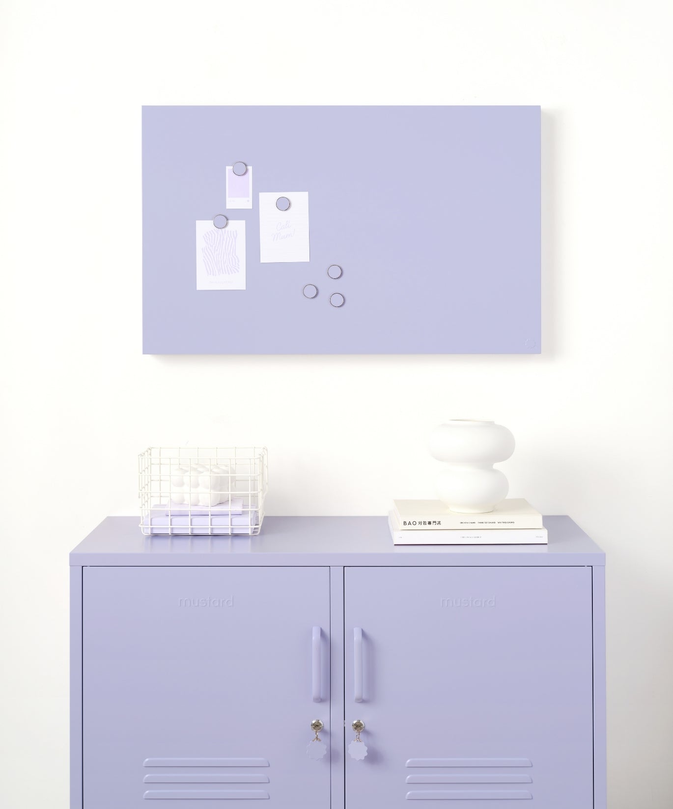 The Buttons in Lilac