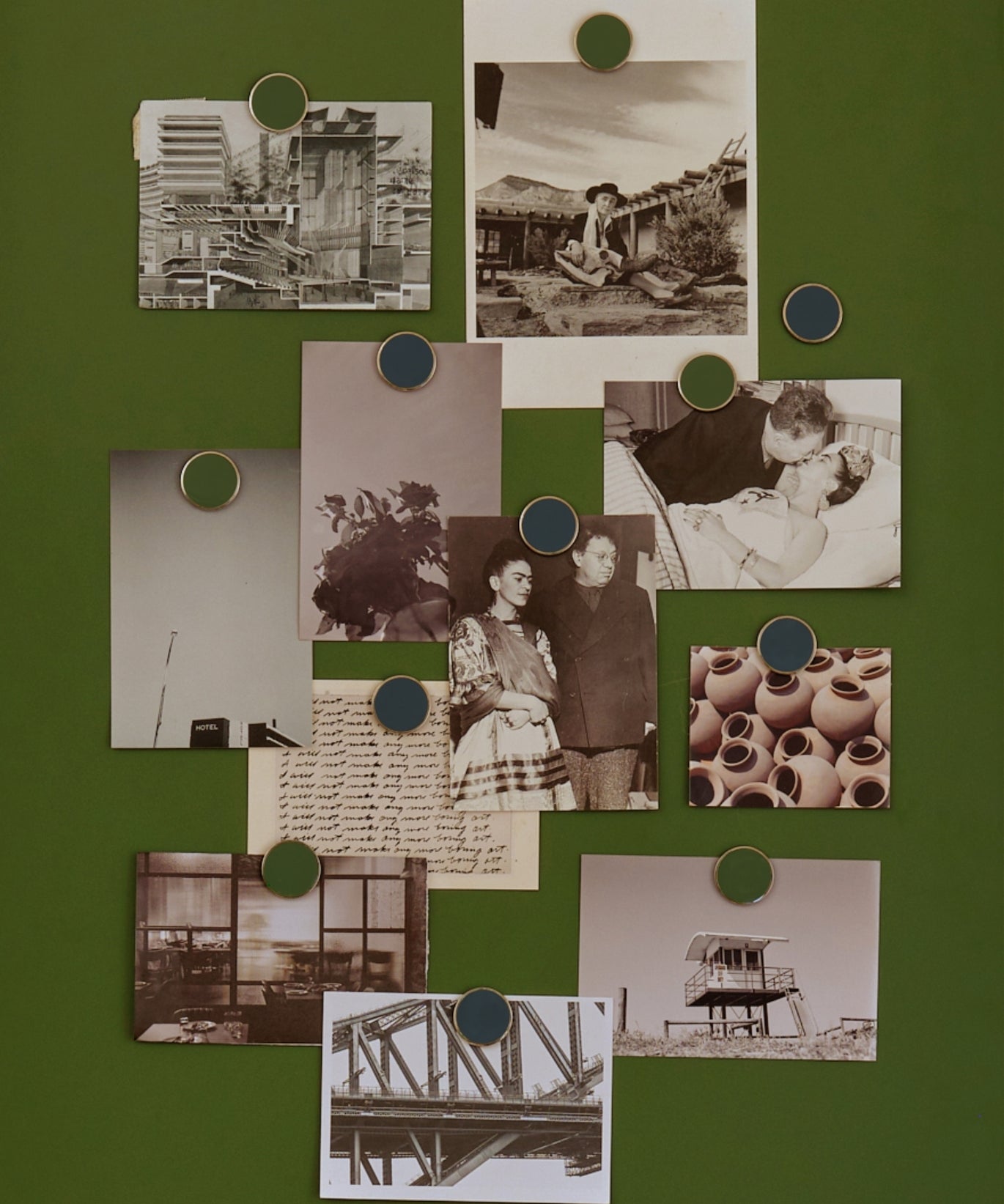 The Buttons in Olive