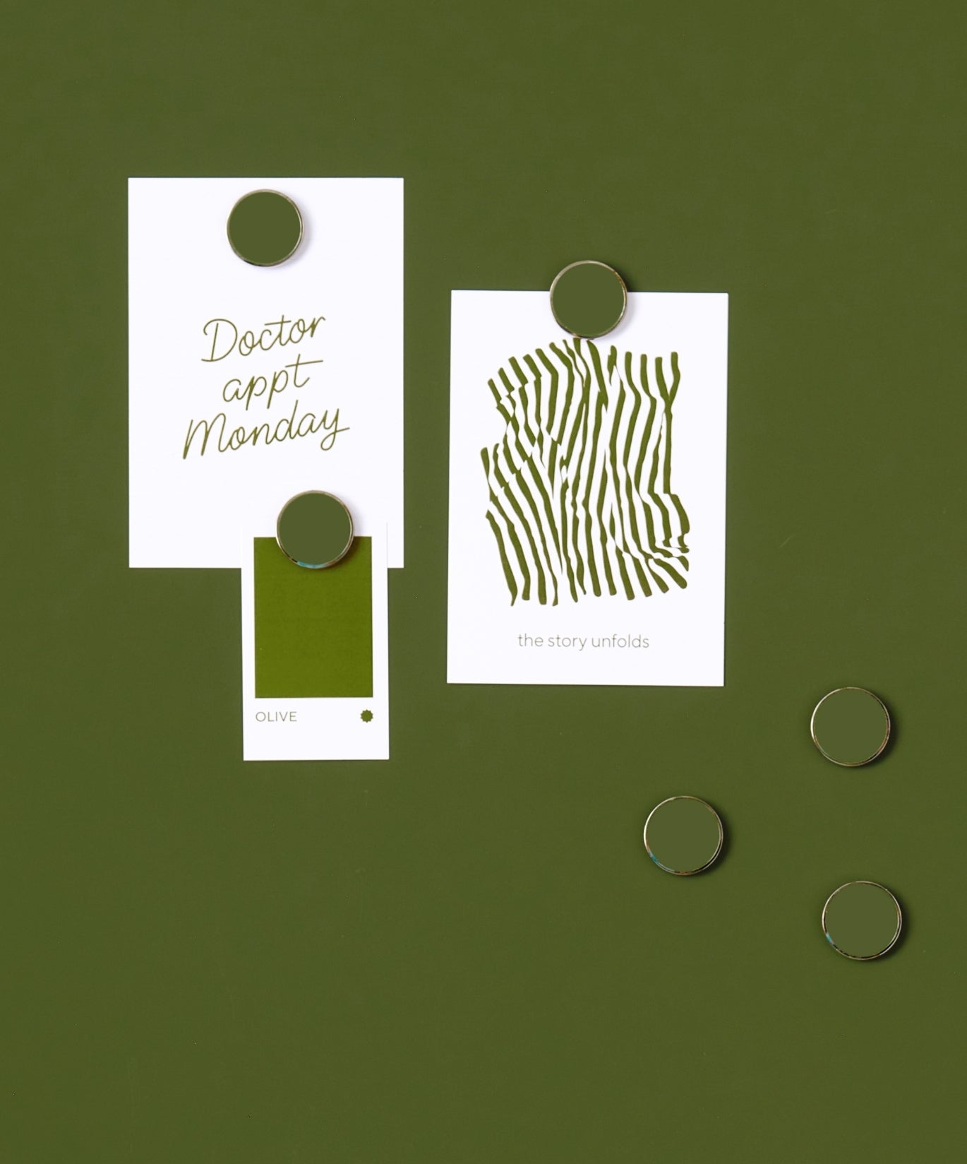 The Buttons in Olive