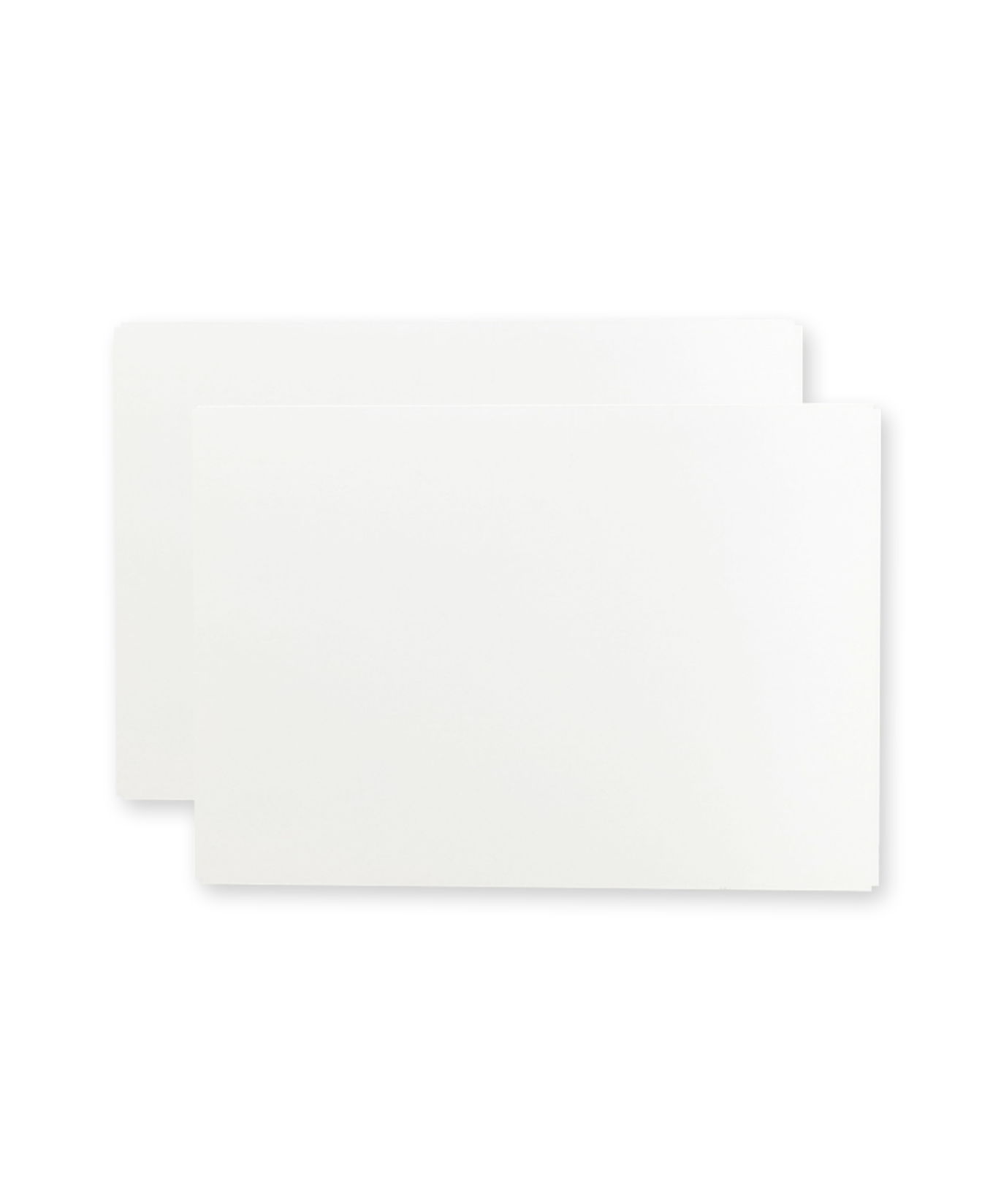 Extra Shelves in Chalk 2 x Lowdown