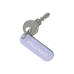 Mustard Made glass replacement key in Lilac