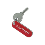 Mustard Made glass replacement key in Poppy