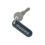Mustard Made glass replacement key in Slate