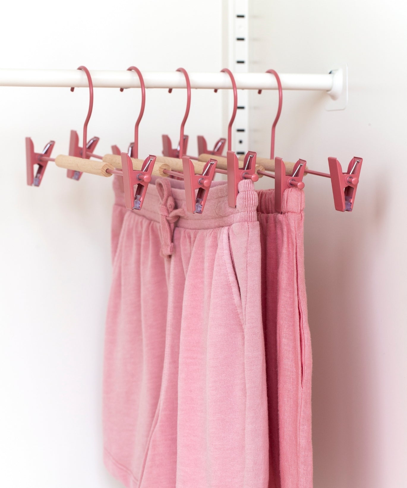 Adult Clip Hangers in Berry