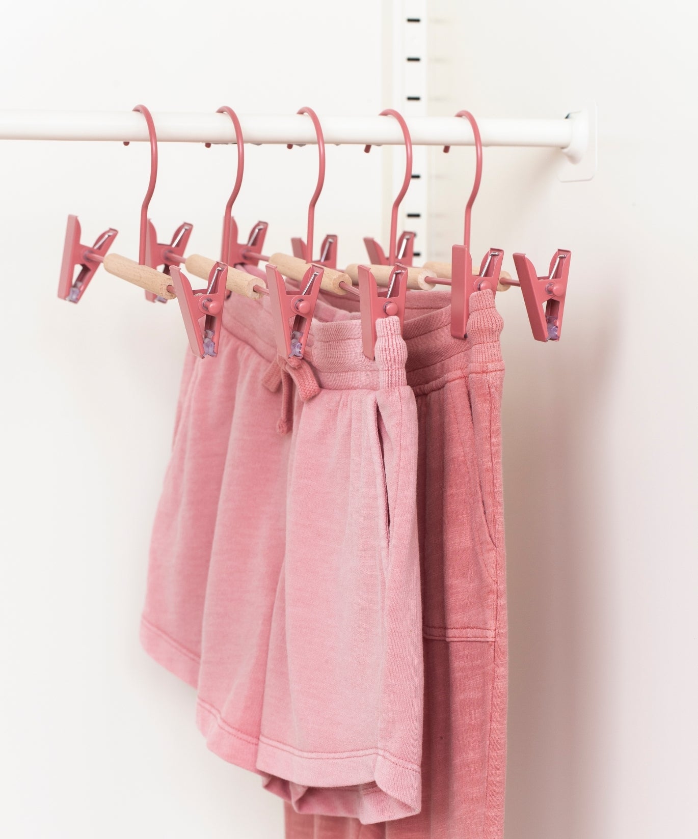 Kids Clip Hangers in Berry