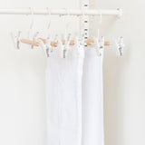 Kids Clip Hangers in Chalk