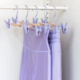 Adult Clip Hangers in Lilac