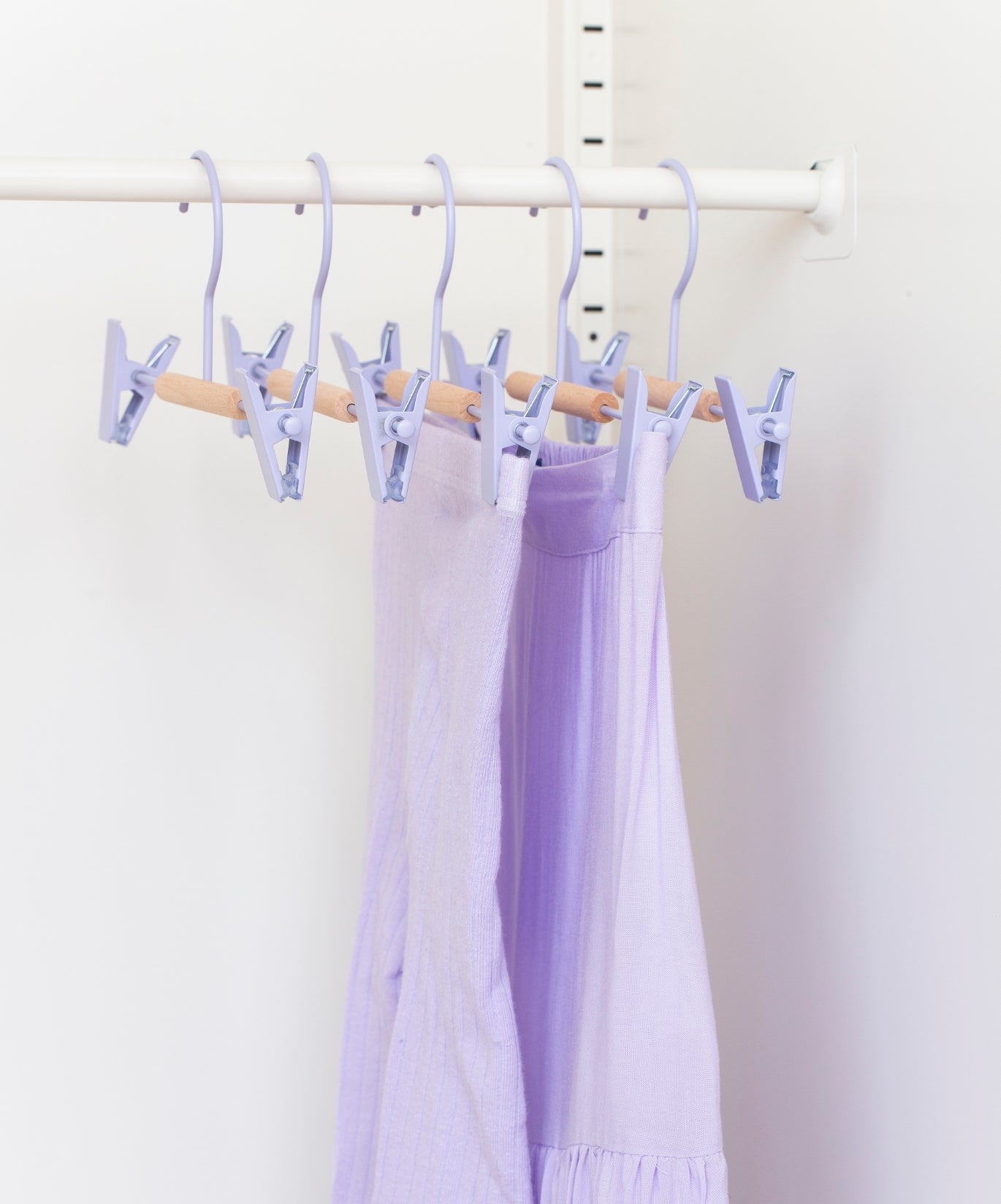 Kids Clip Hangers in Lilac