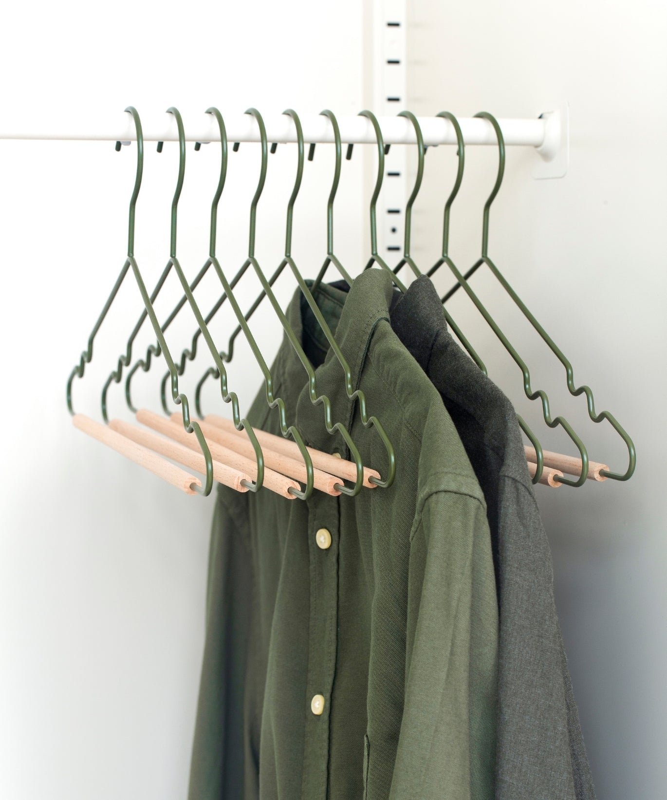 Adult Top Hangers in Olive