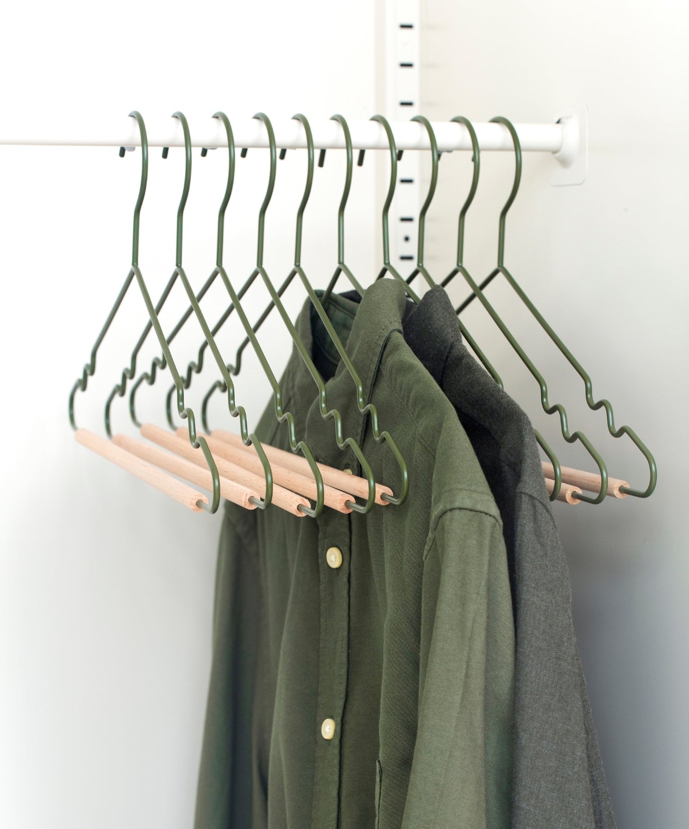 Adult Top Hangers in Olive