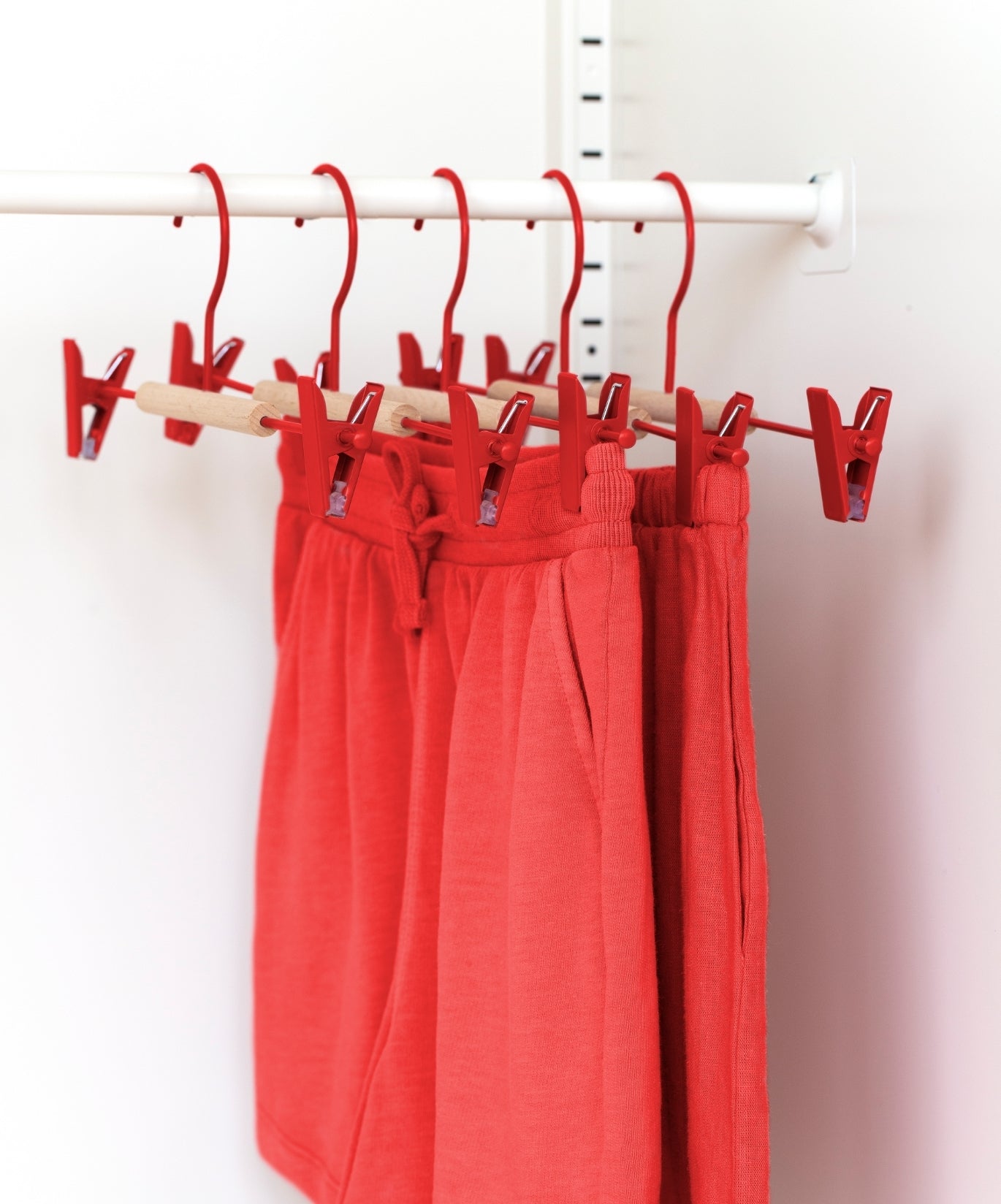 Adult Clip Hangers in Poppy