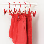 Kids Clip Hangers in Poppy