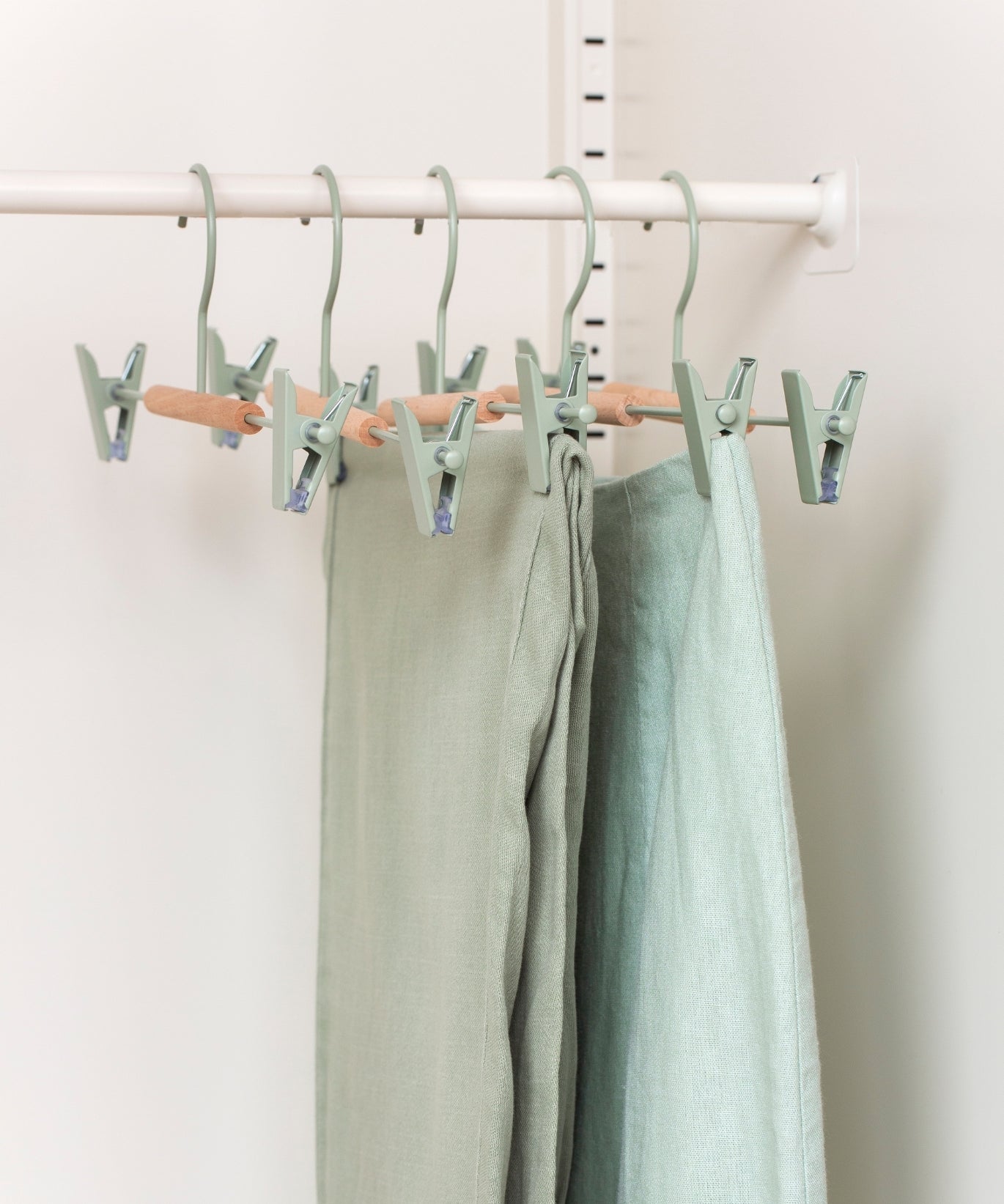 Adult Clip Hangers in Sage