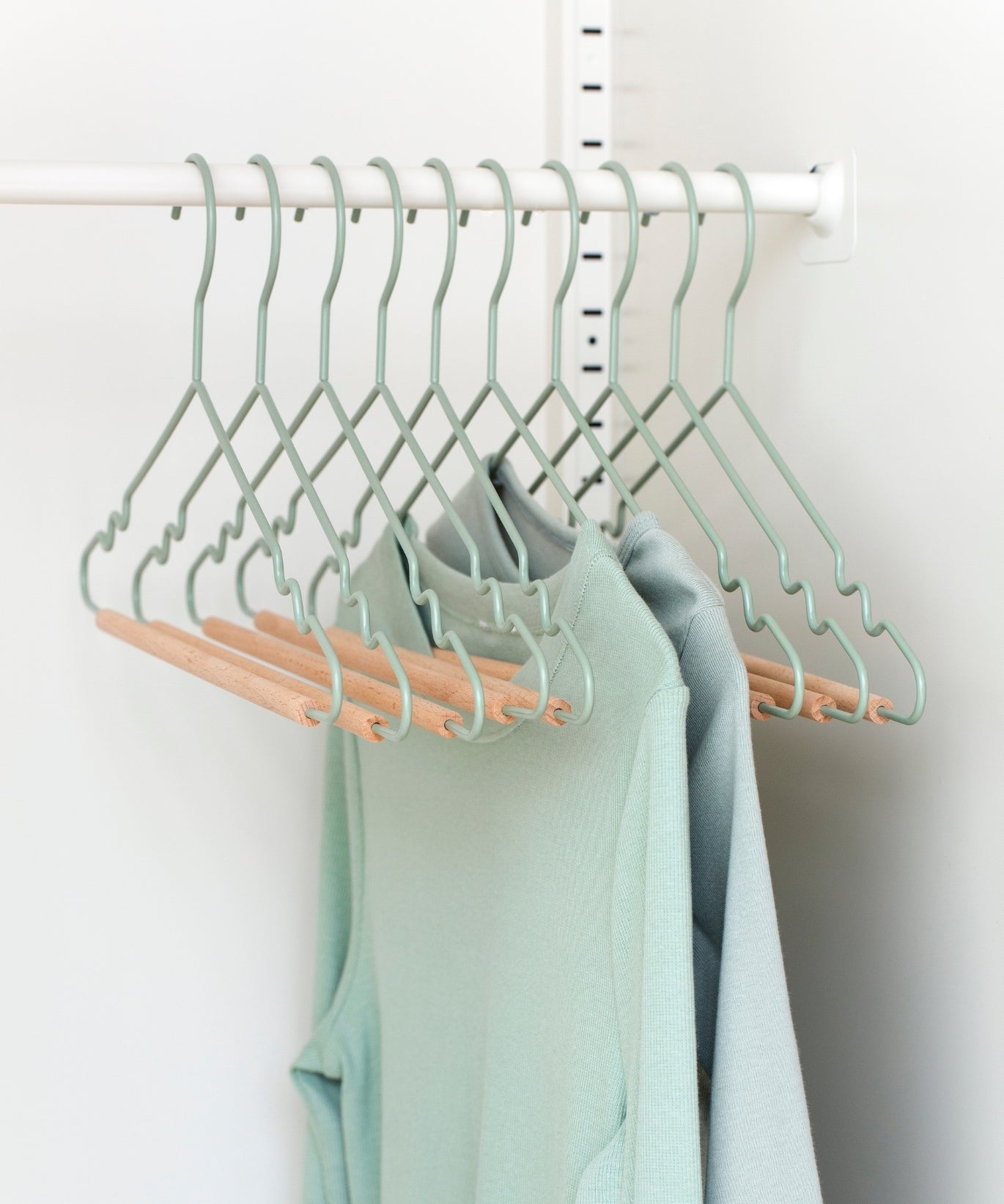 Adult Top Hangers in Sage
