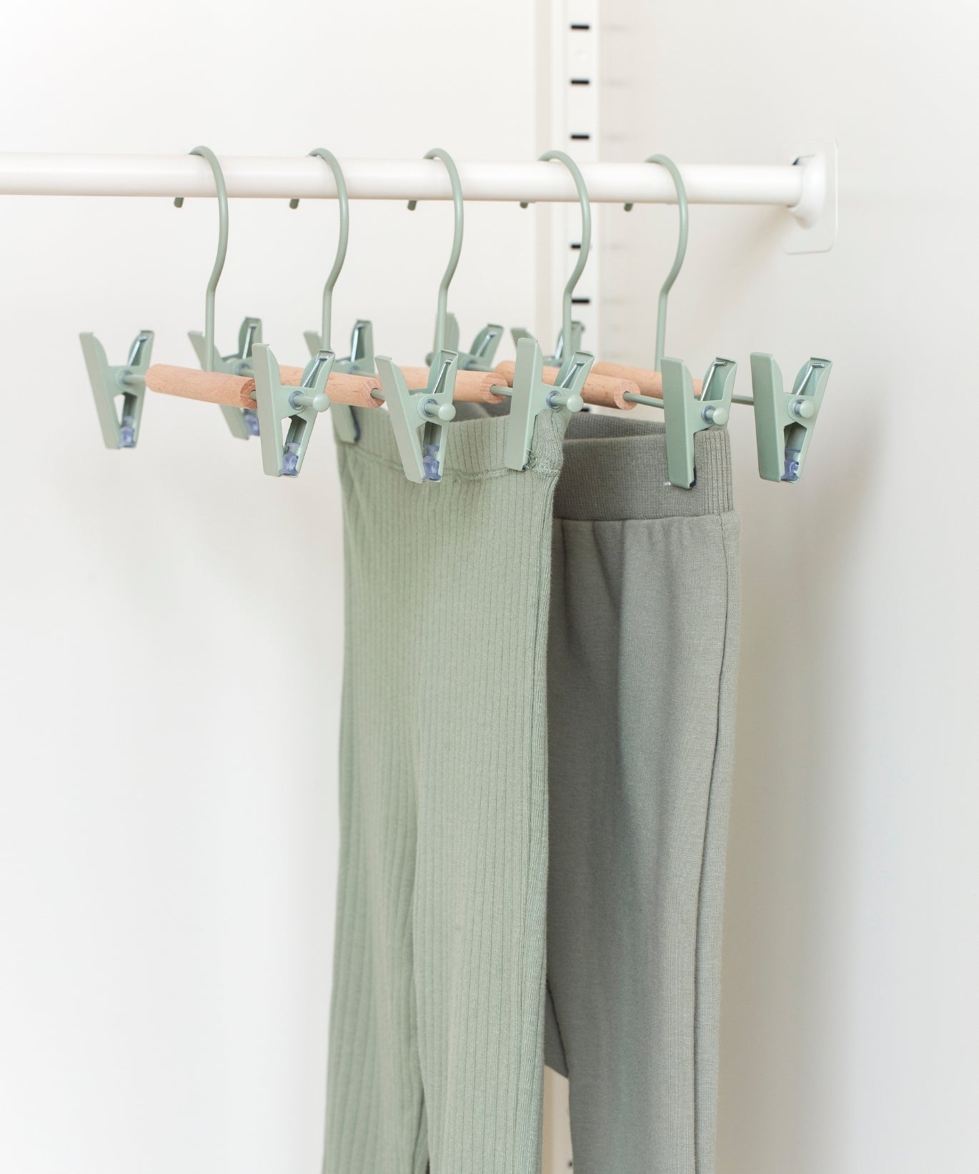 Kids Clip Hangers in Sage