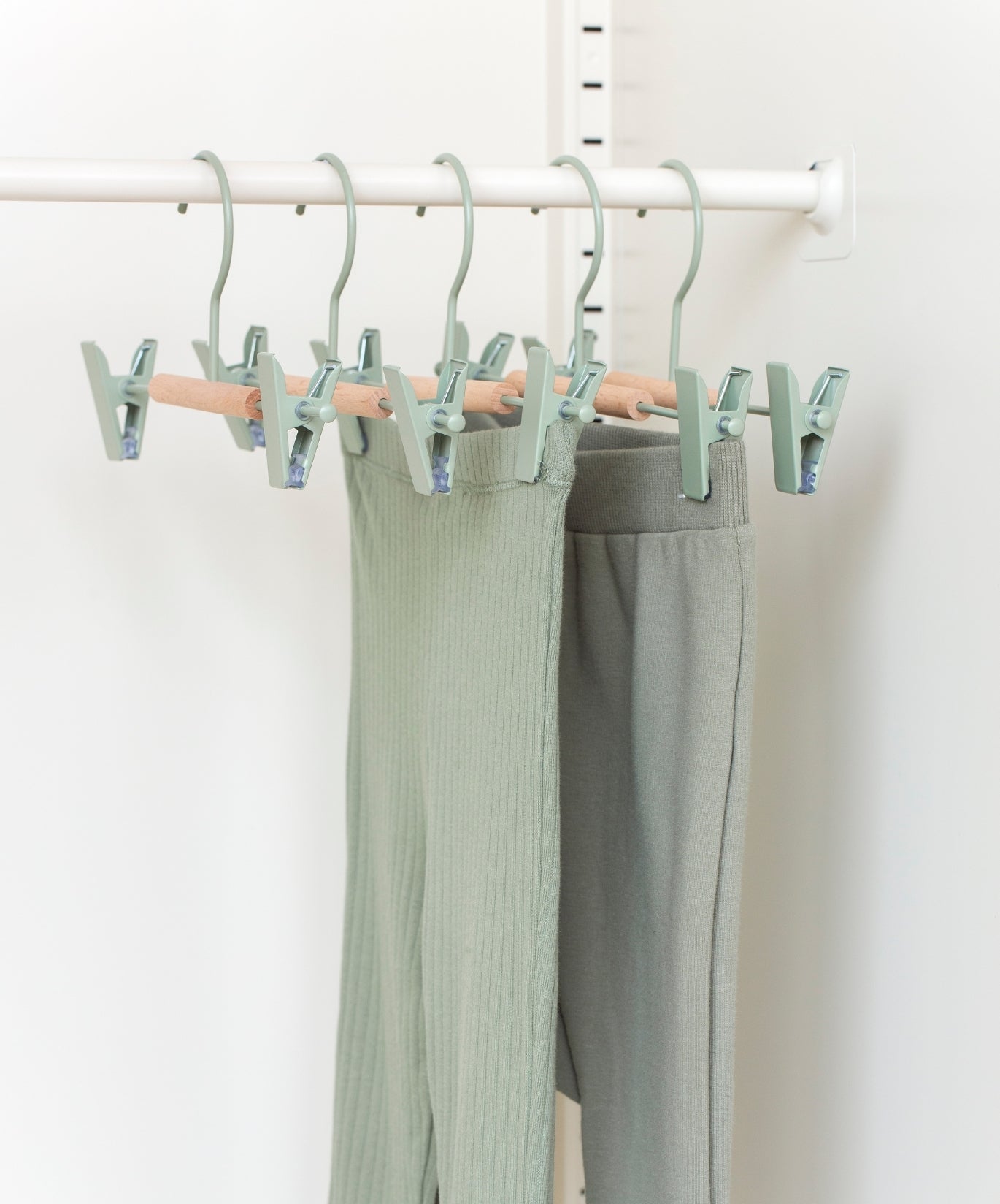 Kids Clip Hangers in Sage