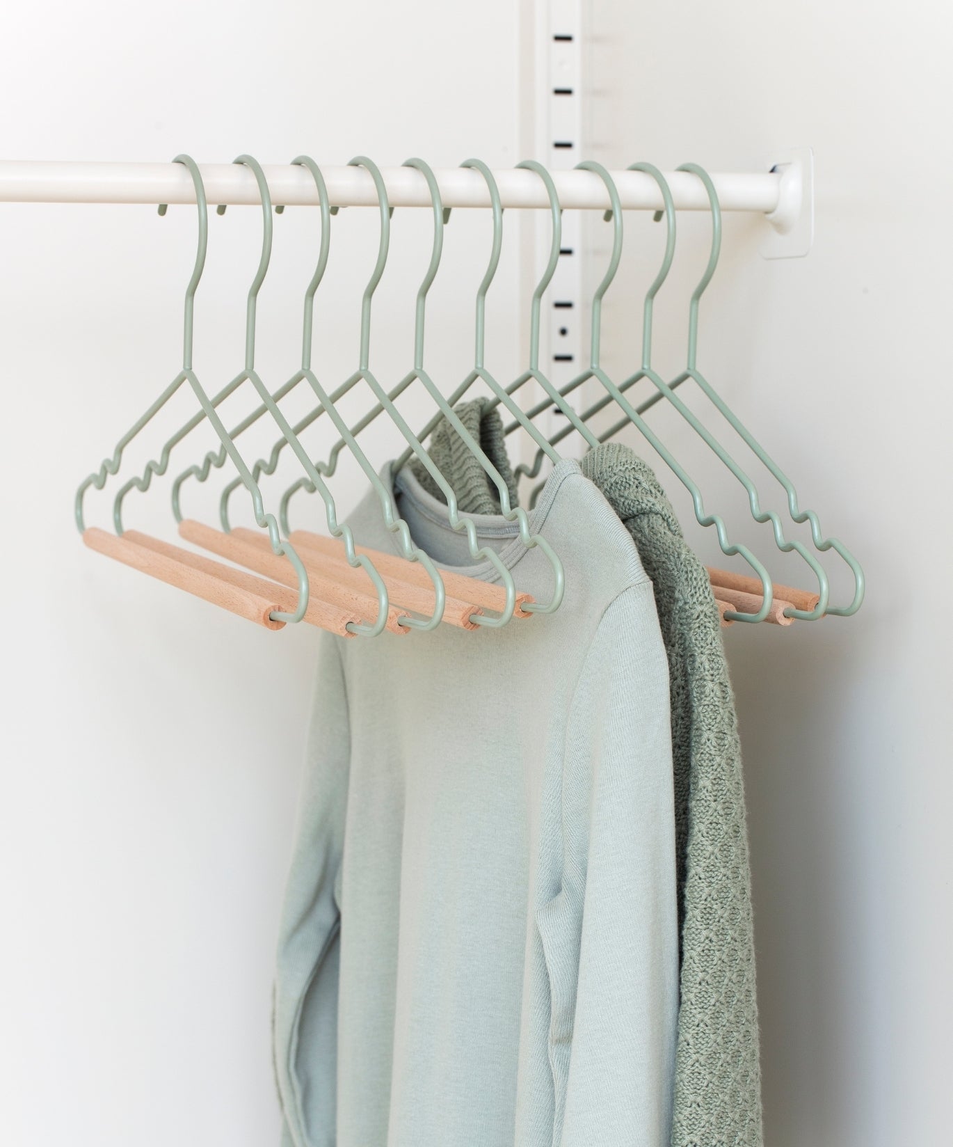 Kids Top Hangers in Sage