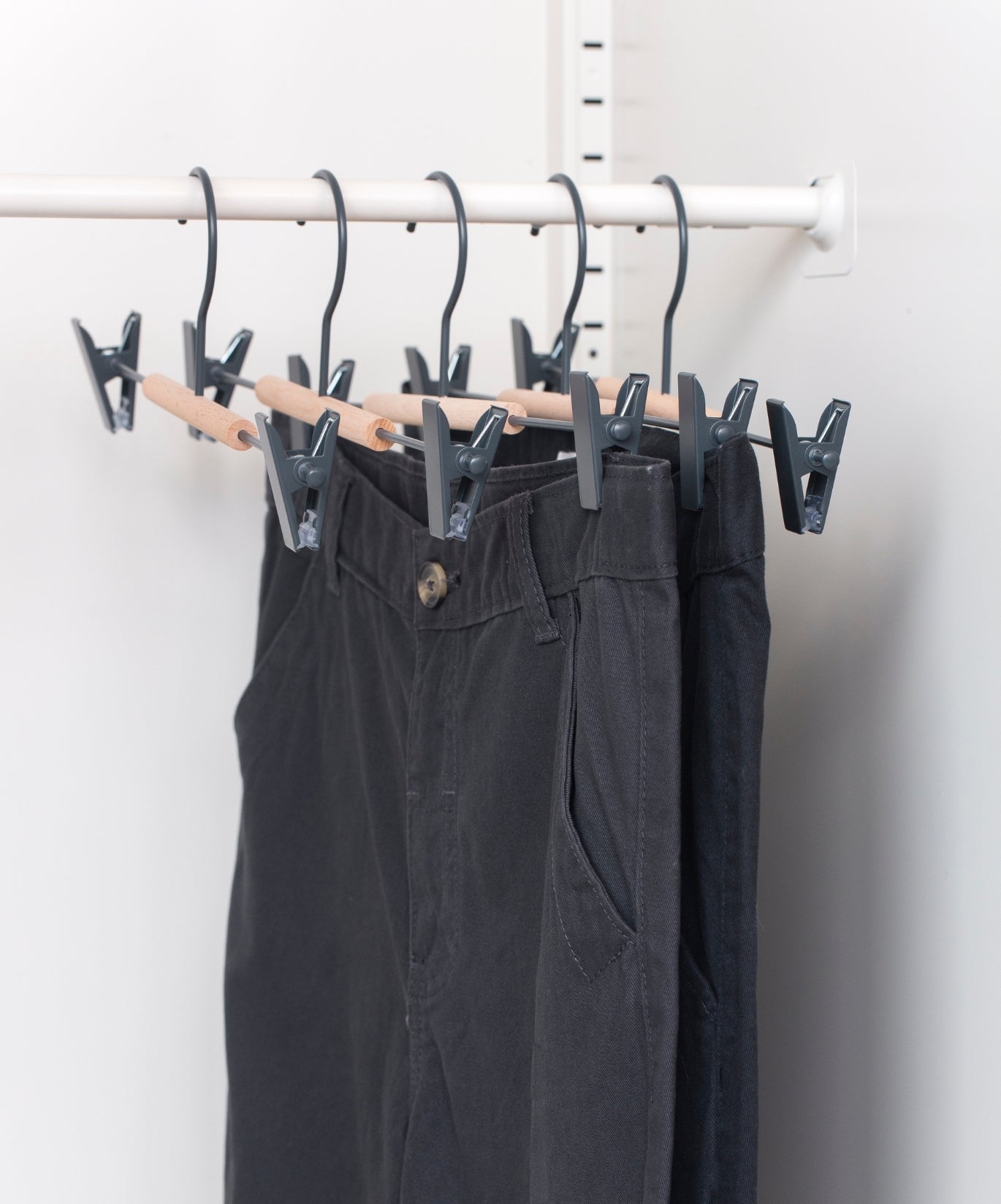 Adult Clip Hangers in Slate