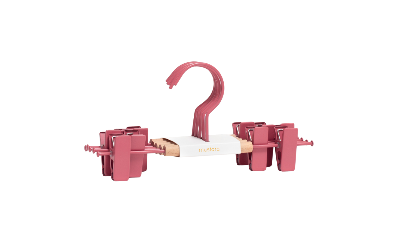 Kids Clip Hangers in Berry