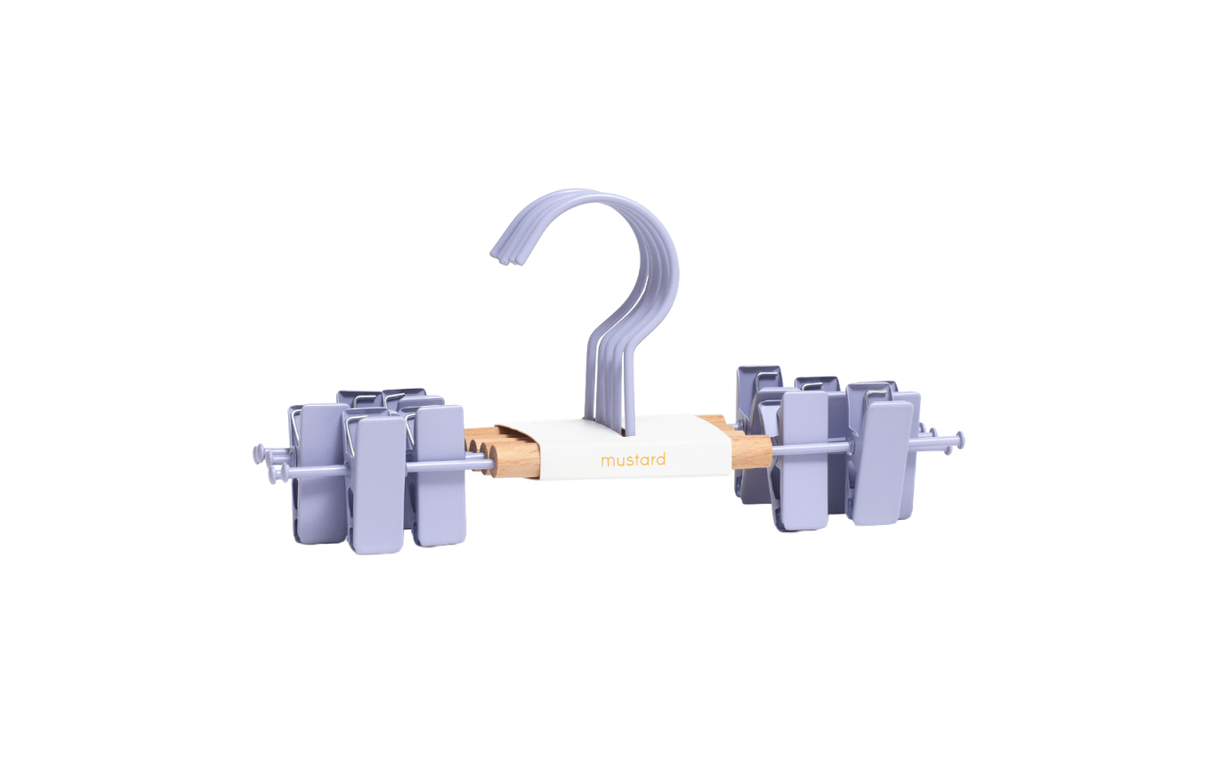 Kids Clip Hangers in Lilac
