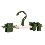 Kids Clip Hangers in Olive