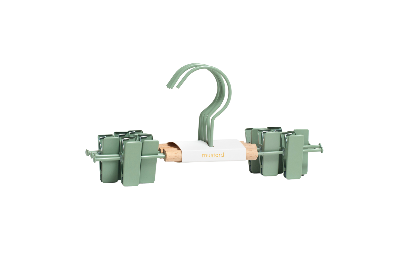 Kids Clip Hangers in Sage