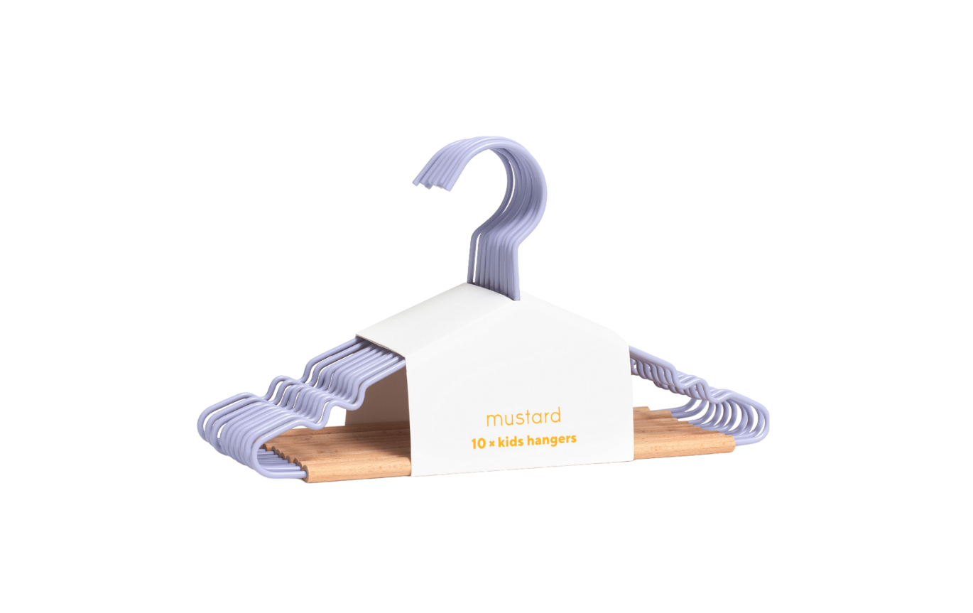 Kids Top Hangers in Lilac