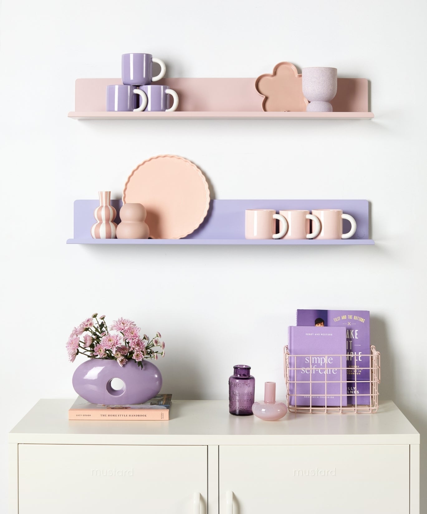 The Ledge in Blush - Large