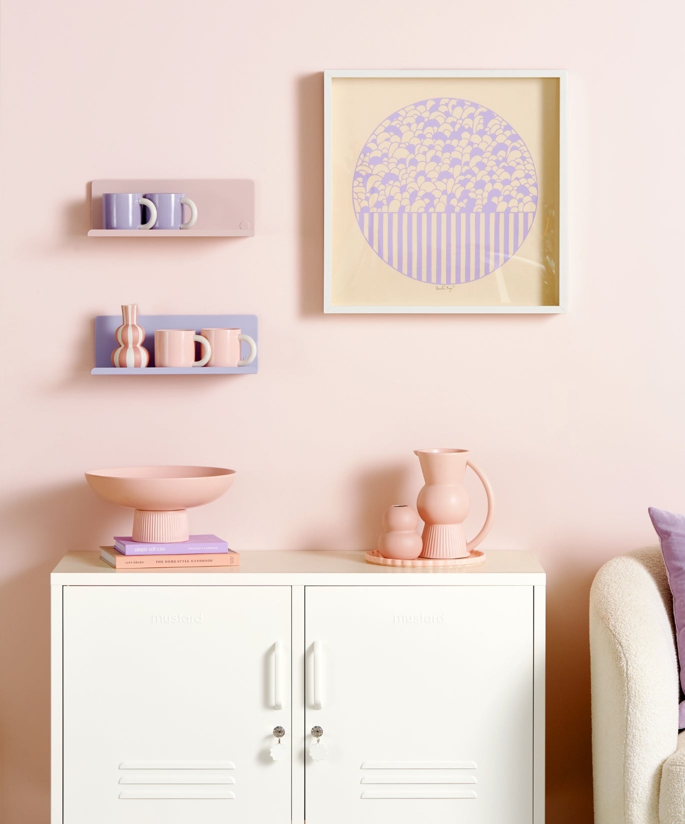 The Ledge in Blush - Small