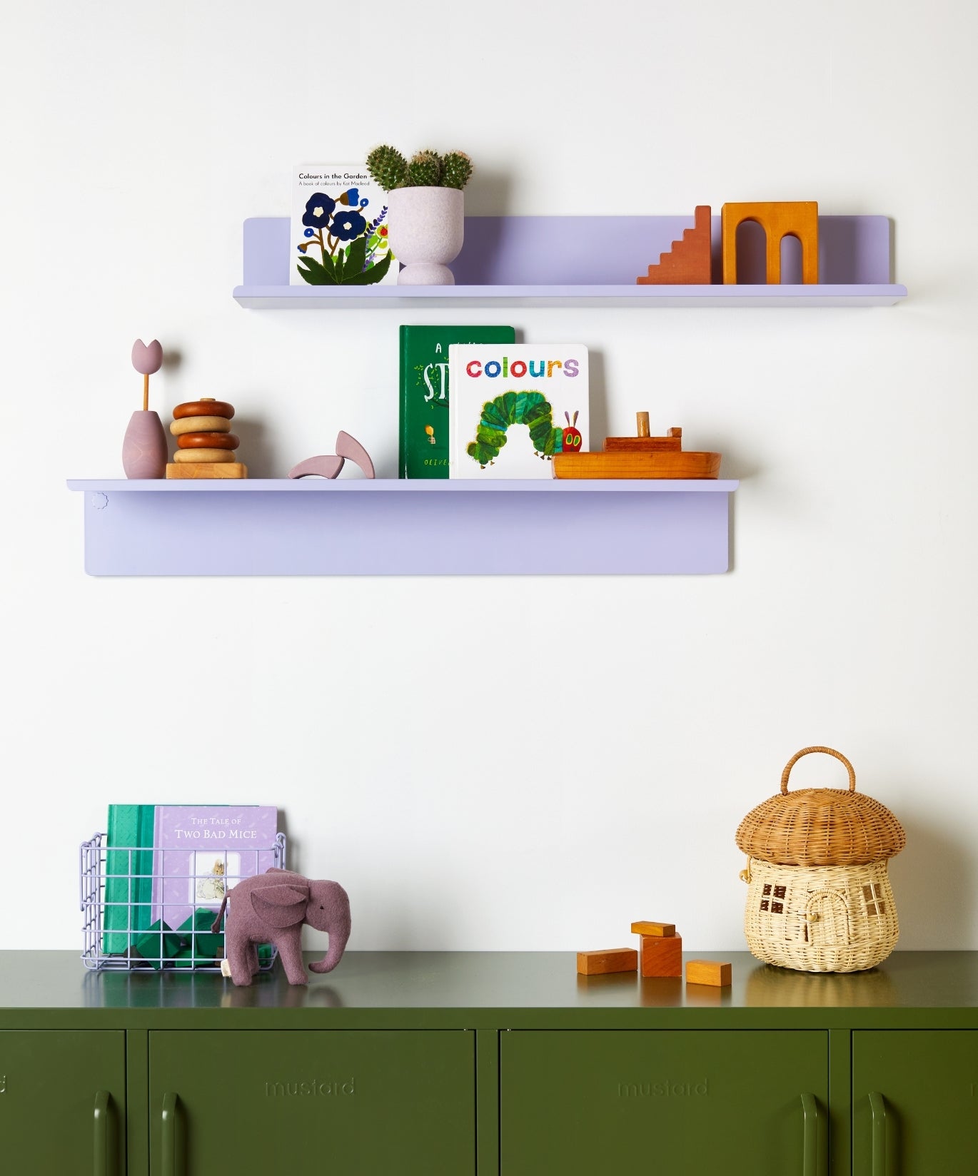 The Ledge in Lilac - Large