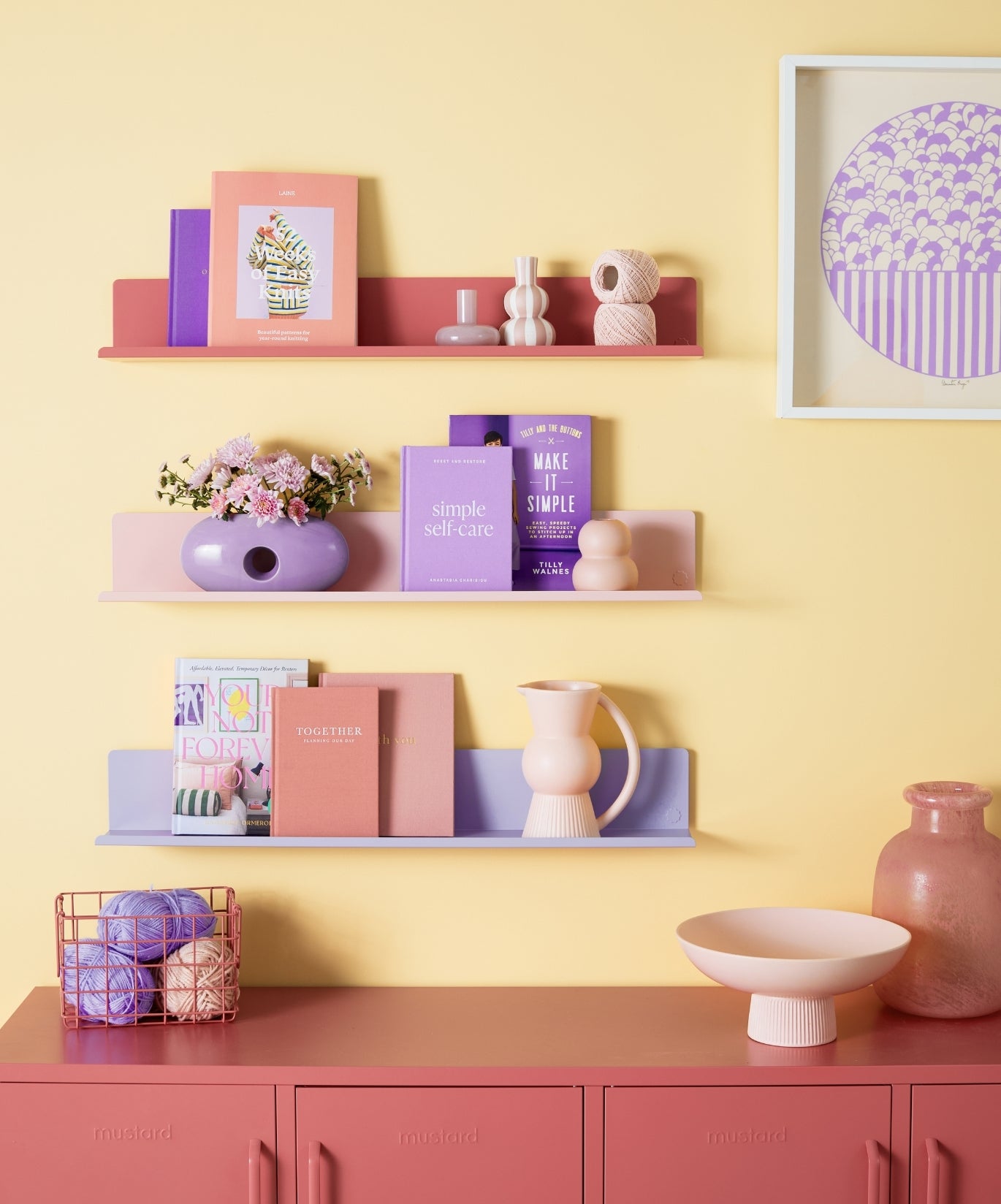 The Ledge in Lilac - Large