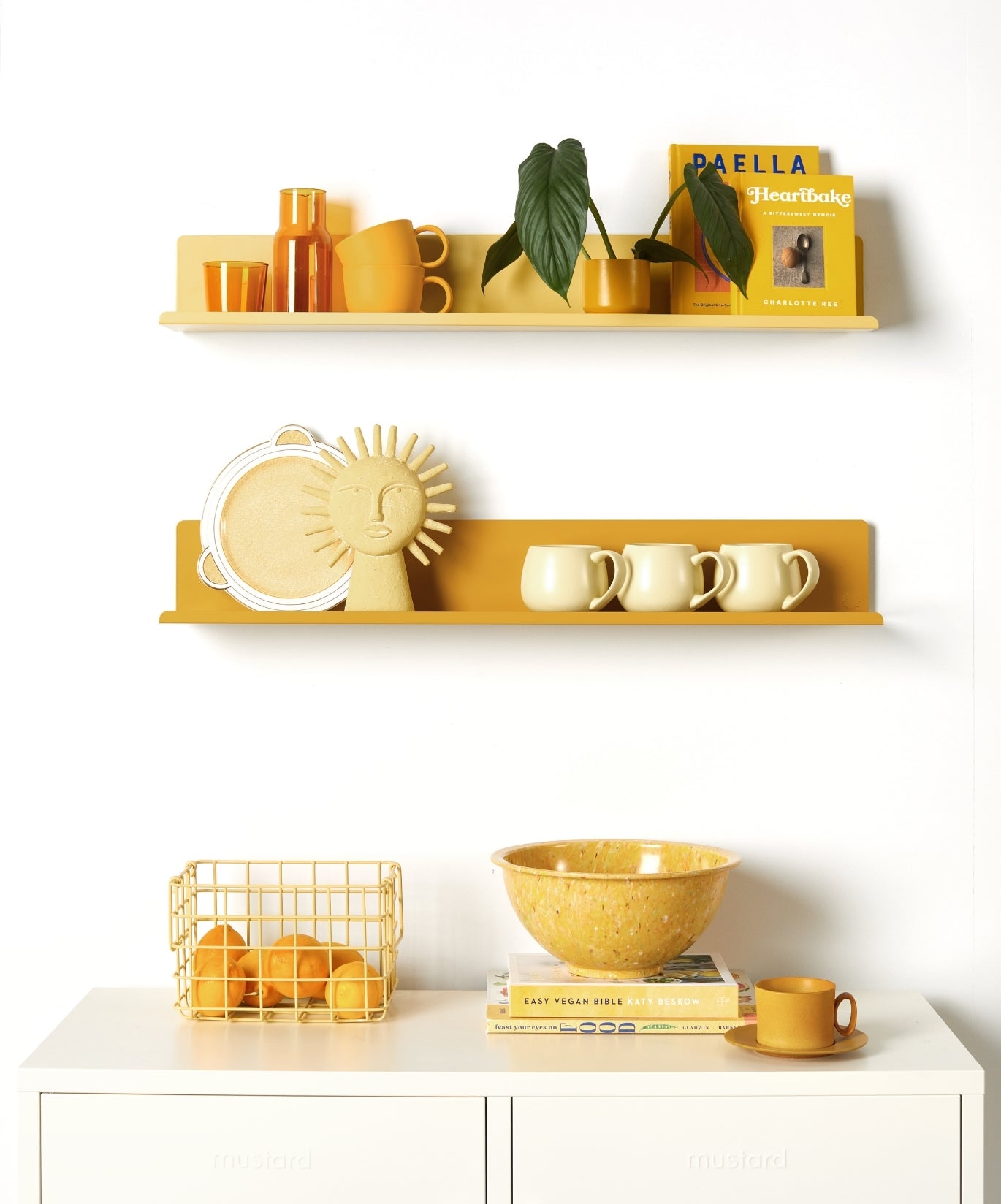 The Ledge in Mustard - Large