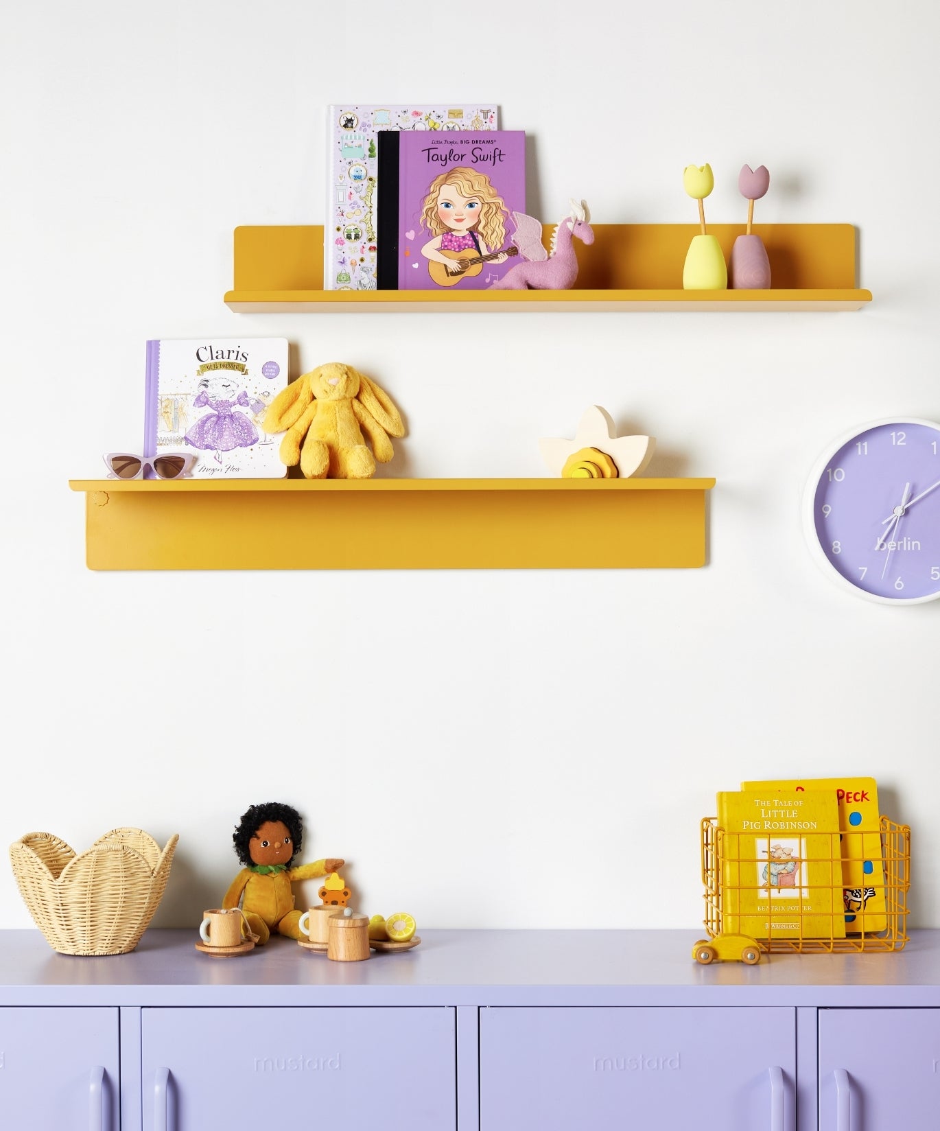 The Ledge in Mustard - Large