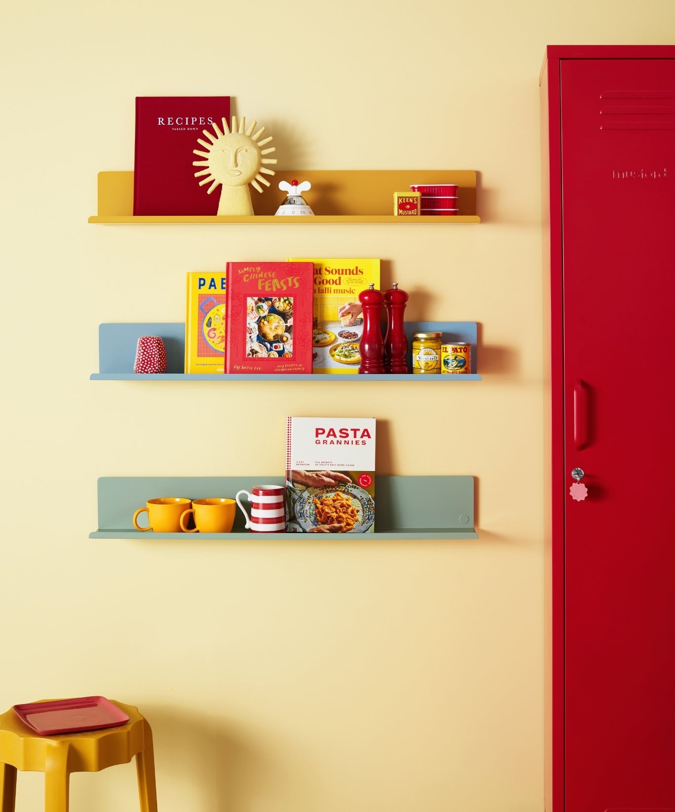 The Ledge in Mustard - Large