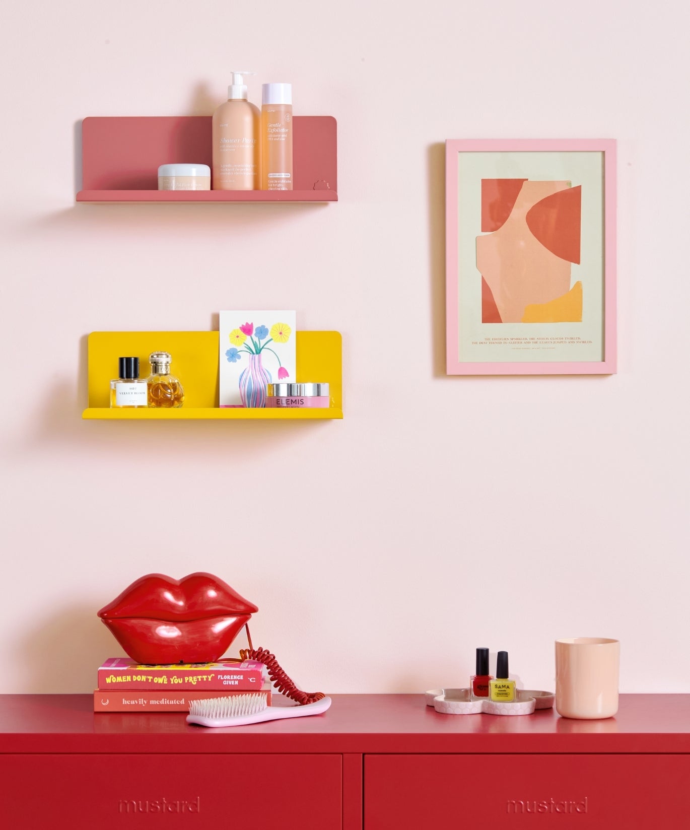 The Ledge in Mustard - Small