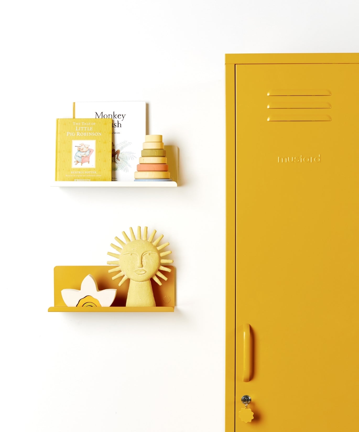 The Ledge in Mustard - Small