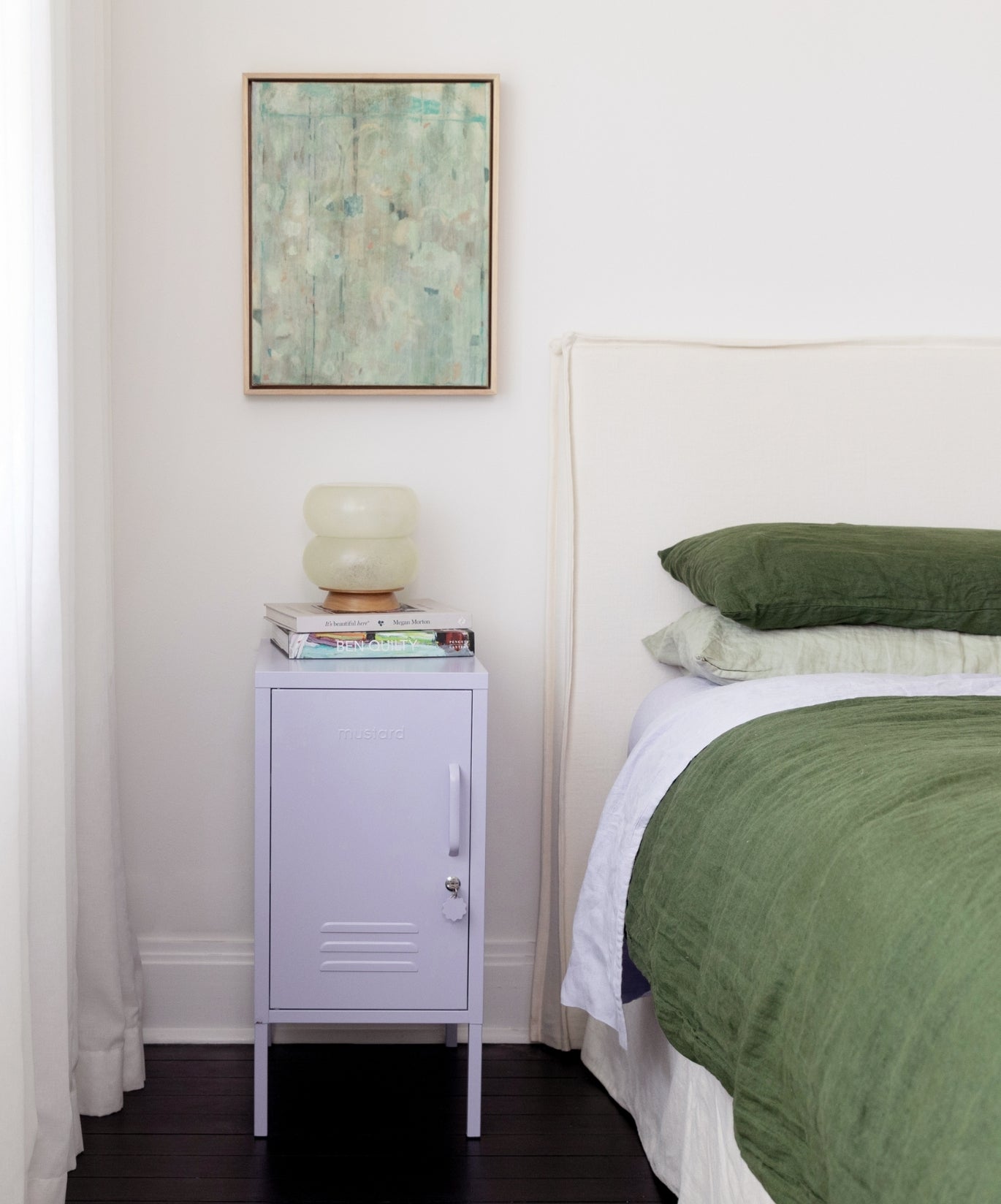 The Shorty in Lilac to the Left